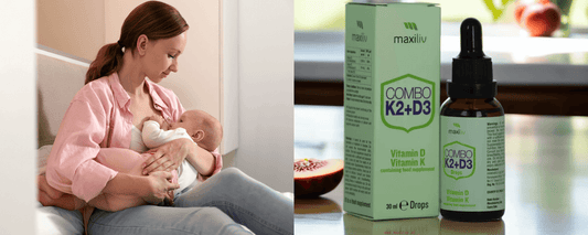 Combo D3 K2 for kids in breastfeeding and vitamins, what moms need to know.