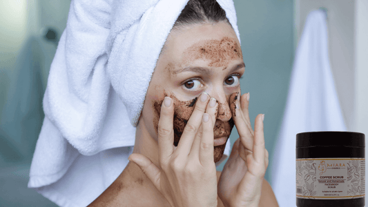 natural coffee body scrub