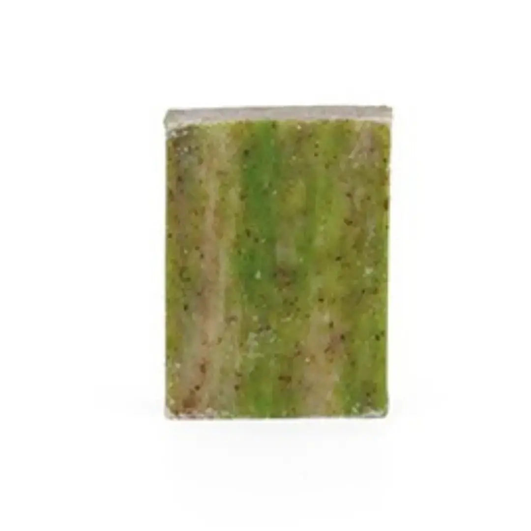 Natural Olive Oil Soap | Miara Essence Pure Olive Oil Soap with a vibrant green color and natural texture.