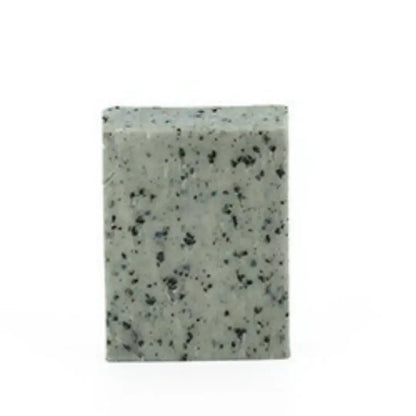 Black Seed Natural Soap | Miara Essence Black Seed Soap bar with a speckled gray-green appearance.